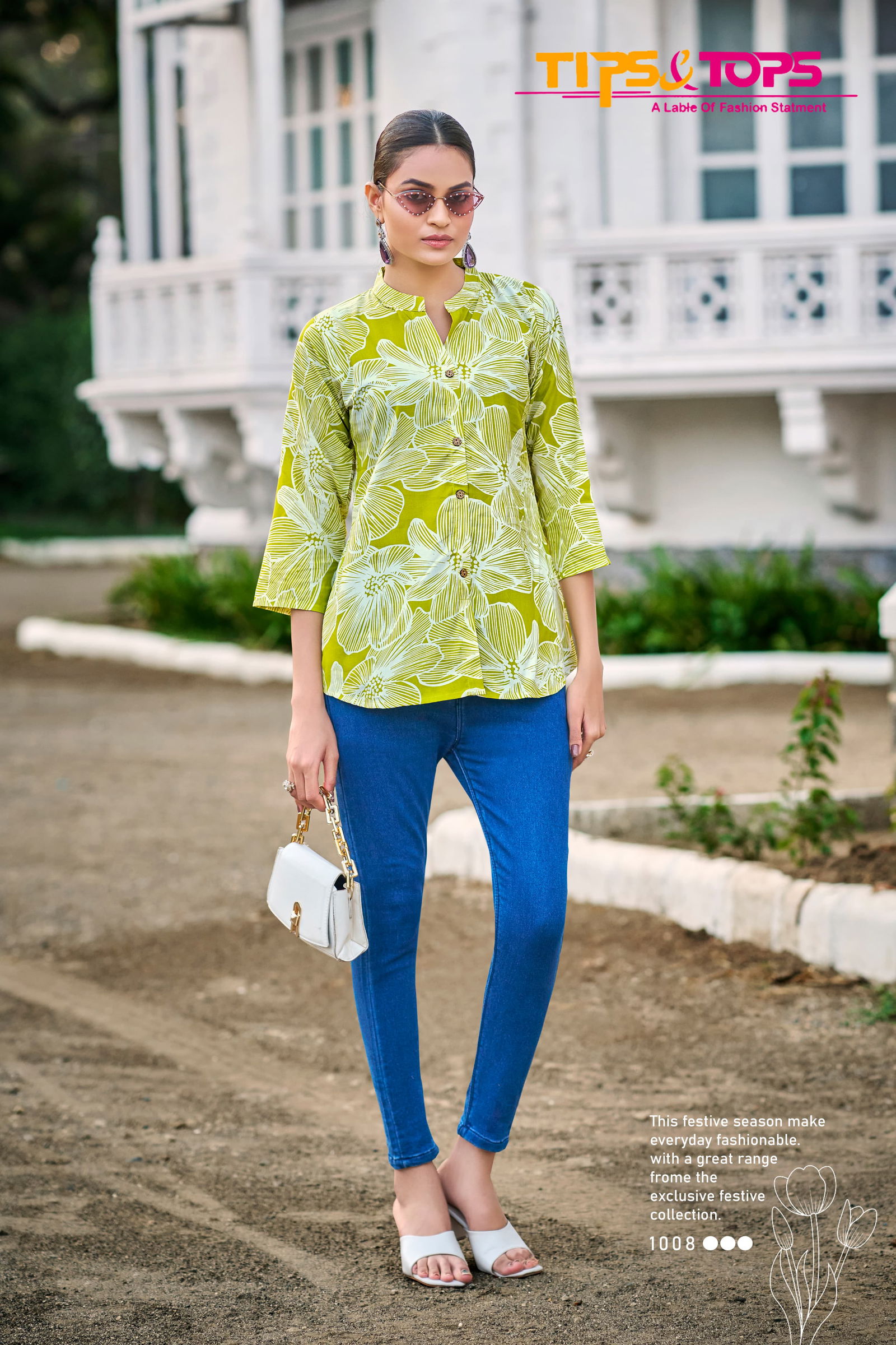 Baby Vol 7 By Tips And Tops Rayon Printed Western Ladies Tops Wholesale Online
